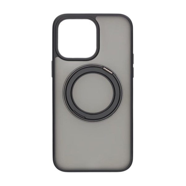 iPhone 14 Pro Max Cover Roterbart MagSafe Stativ Sort