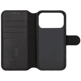 Rvelon iPhone 17 Pro Max Cover Ægte Læder Sort