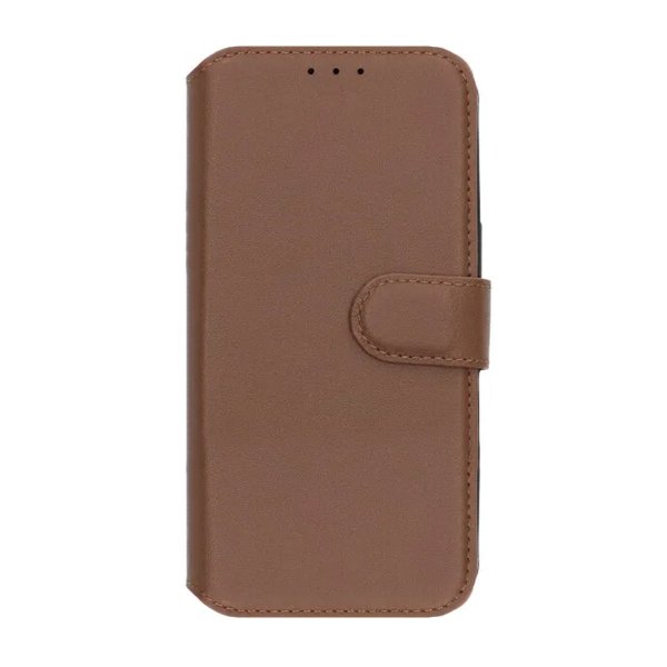 Rvelon iPhone 17 Pro Etui Ægte Læder Brun