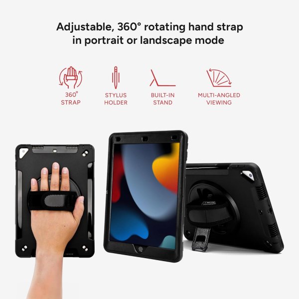 ZAGG iPad 10.2 (gen 7/8/9) Cover Rugged Tablet Case Sort