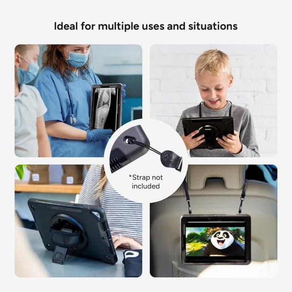 ZAGG iPad 10.2 (gen 7/8/9) Cover Rugged Tablet Case Sort