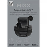 Mixx Høretelefoner StreamBuds Solo 2 TWS Sort