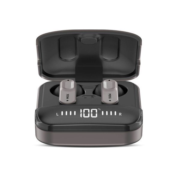 Mixx Trådløse Hovedtelefoner StreamBuds Ultra Hybrid Sort Gun Metal