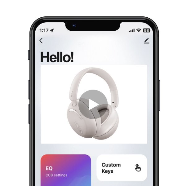 Mixx Trådløse Hovedtelefoner StreamQ D2 Sand