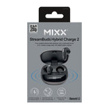 Mixx Trådløse Hovedtelefoner StreamBuds Hybrid Charge 2 Sort