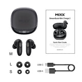 Mixx Trådløse Hovedtelefoner StreamBuds Mini Charge 2 Sort