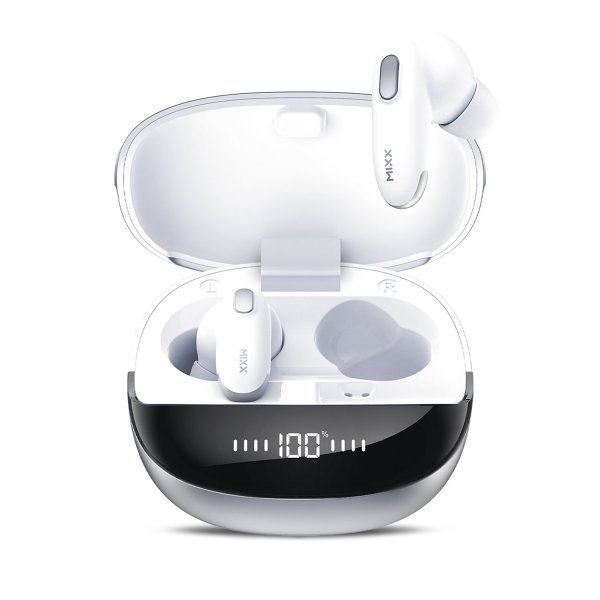 Mixx Trådløse Hovedtelefoner StreamBuds Mini Charge 2 Hvid
