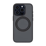 iPhone 15 Pro Cover Roterbart MagSafe Stativ Sort