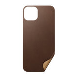 Nomad iPhone 13 Skin læderskin Rustic Brown