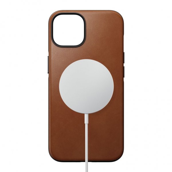 Nomad iPhone 14 Cover Modern Læder English Tan