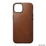 Nomad iPhone 14 Cover Modern Læder English Tan