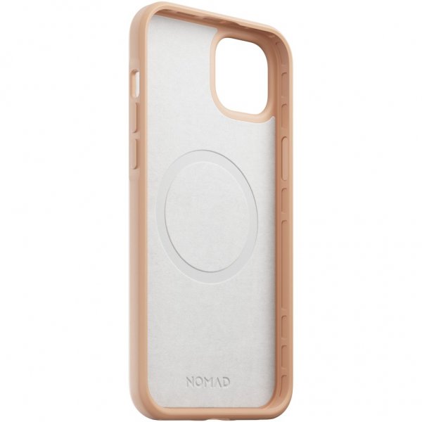 Nomad iPhone 14 Plus Cover Modern Leather Case Natural