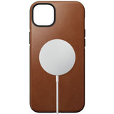 Nomad iPhone 14 Plus Cover Modern Leather Case English Tan
