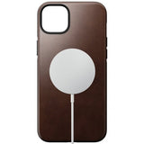 Nomad iPhone 14 Plus Cover Modern læderetui Horween Rustic Brown