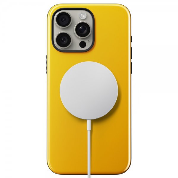 Nomad iPhone 15 Pro Max Cover Sport Case Racing Yellow