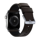 Nomad Apple Watch 44/45/46mm/Apple Watch Ultra Rem Active Band Pro Silver Hardware Classic Brown