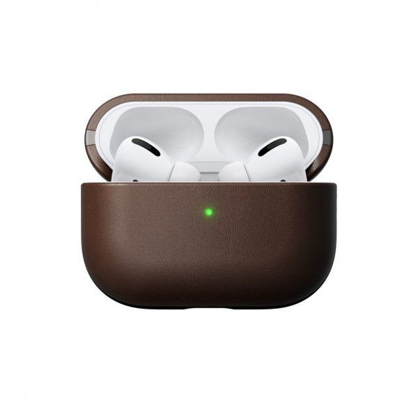 Nomad AirPods Pro 2 Cover Modern Læderetui Horween Rustic Brown