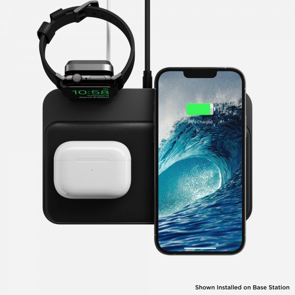 Nomad Base Station Hub Edition Magnetic MagSafe with Apple Watch Holder