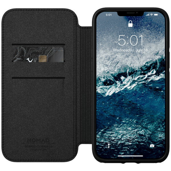 Nomad iPhone 12 Pro Max Cover Rugged Folio MagSafe Sort