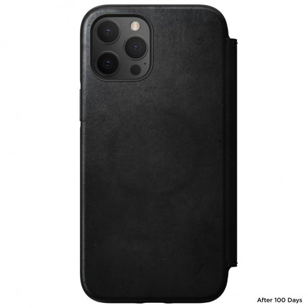 Nomad iPhone 12 Pro Max Cover Rugged Folio MagSafe Sort