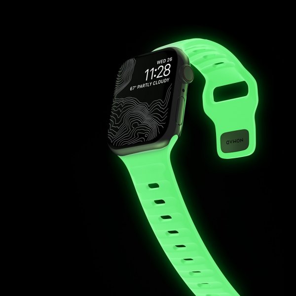 Nomad Apple Watch 38/40/41/42mm Rem Sport Band Glow 2.0