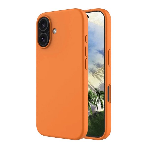 Rvelon iPhone 16 Cover Silikone MagSafe Orange