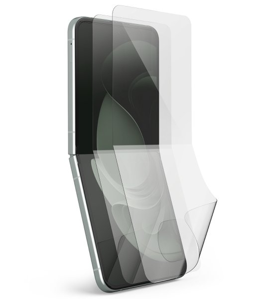 Ringke Samsung Galaxy Z Flip 5 Skærmbeskyttelse Dual Easy Film 2-pak