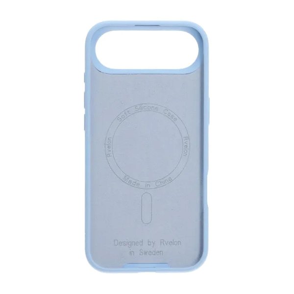Rvelon iPhone Air Cover Silikone MagSafe Lyseblå
