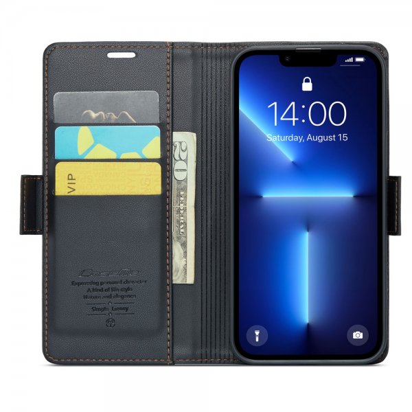 CaseMe iPhone 13 Pro Max Cover 023-serien Sort