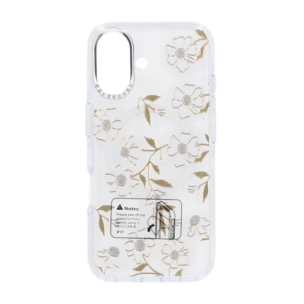 iPhone 17 Cover Mønster MagSafe Blomstergrene