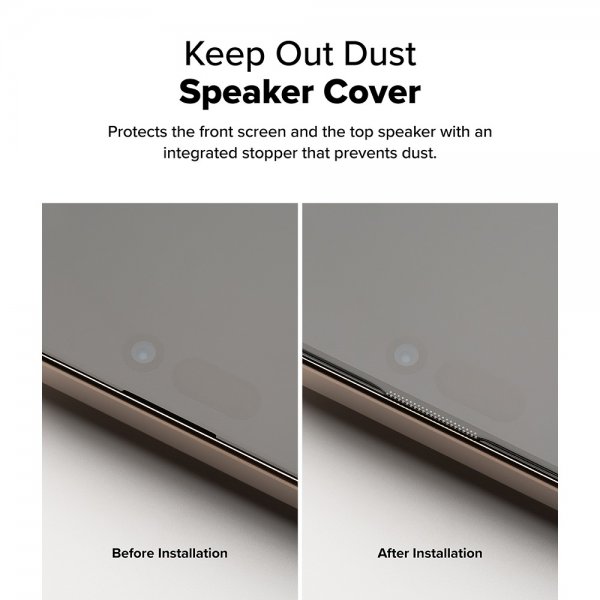 Ringke iPhone 16 Pro Skærmbeskyttelse Easy Slide Privacy 2-pak