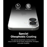 Ringke iPhone 16/iPhone 16 Plus Kamera Beskyttelse Camera Protector Glass 2-pak