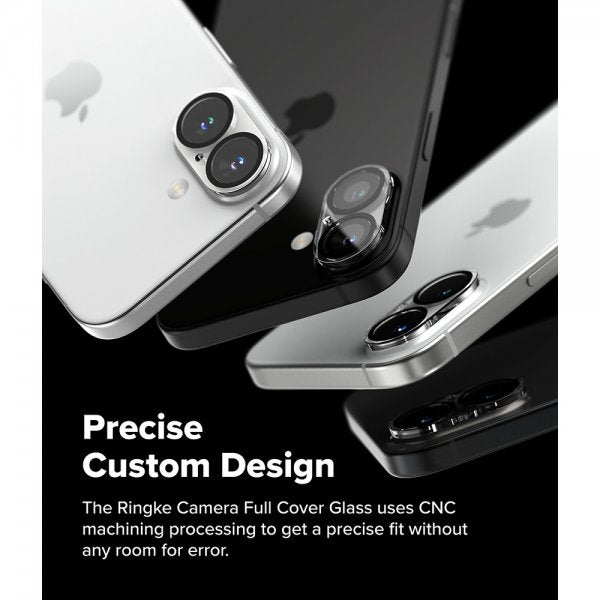 Ringke iPhone 16/iPhone 16 Plus Kamera Beskyttelse Camera Protector Glass 2-pak