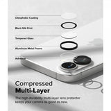 Ringke iPhone 16/iPhone 16 Plus Kamerabeskyttelse Kamera Linseramme 2-pak