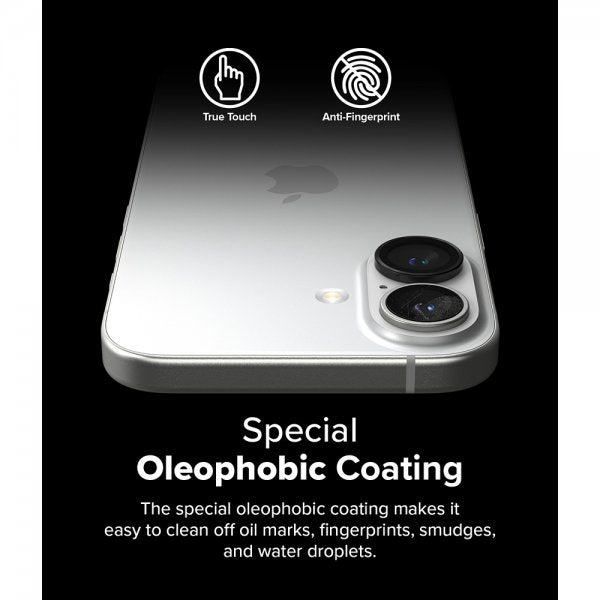 Ringke iPhone 16/iPhone 16 Plus Kamerabeskyttelse Kamera Linseramme 2-pak