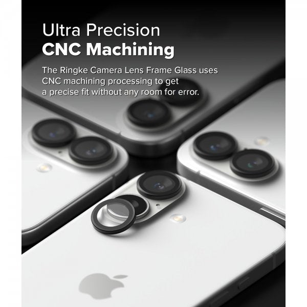 Ringke iPhone 16/iPhone 16 Plus Kamerabeskyttelse Kamera Linseramme 2-pak