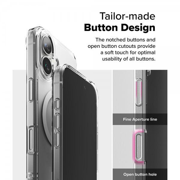 Ringke iPhone 16 Cover Fusion Magnetic Transparent