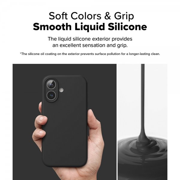 Ringke iPhone 16 Cover Silicone Magnetic Sort