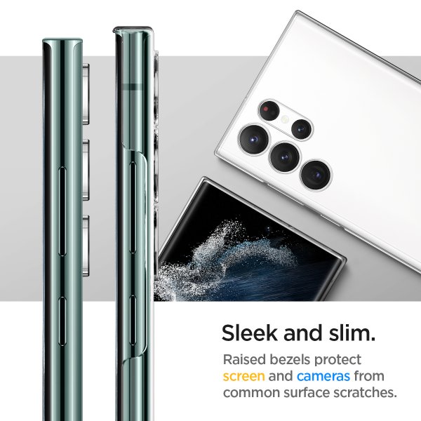 Spigen Samsung Galaxy S22 Ultra Cover AirSkin Crystal Clear