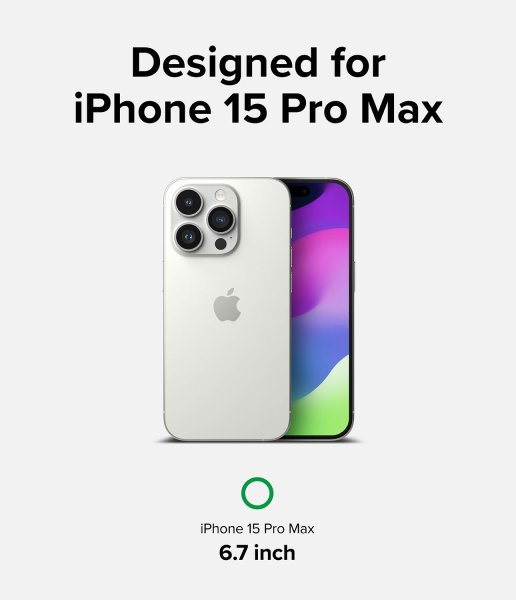 Ringke iPhone 15 Pro Max Skærmbeskytter Privacy Hærdet Glas Installationsramme
