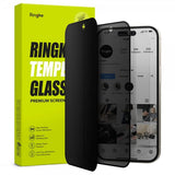 Ringke iPhone 15 Pro Skærmbeskyttelse Privacy Hærdet Glas Installationsjig