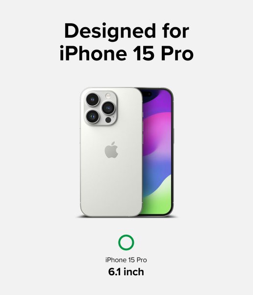 Ringke iPhone 15 Pro Skærmbeskyttelse Privacy Hærdet Glas Installationsjig