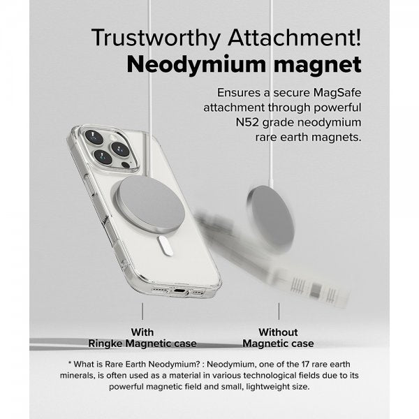 Ringke iPhone 16 Pro Max Cover Fusion Magnetic Transparent