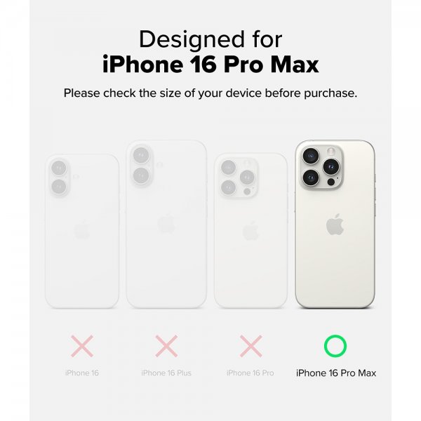 Ringke iPhone 16 Pro Max Cover Fusion Magnetic Transparent
