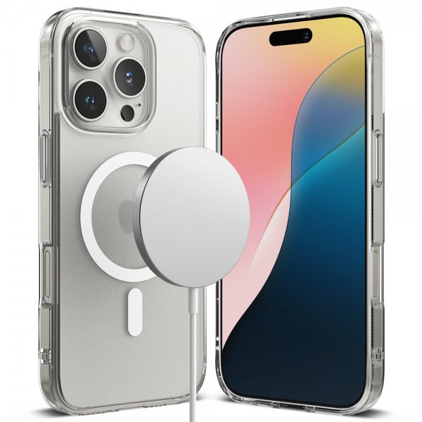 Ringke iPhone 16 Pro Max Cover Fusion Magnetic Matte Transparent
