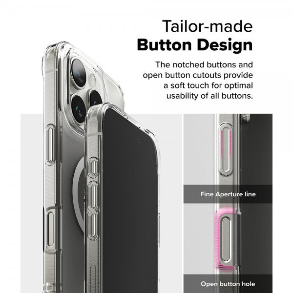 Ringke iPhone 16 Pro Max Cover Fusion Magnetic Matte Transparent