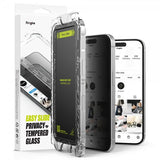 Ringke iPhone 16 Pro Max Skærmbeskyttelse Easy Slide Privacy 2-pak