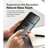 Ringke iPhone 16 Pro Max Skærmbeskyttelse Easy Slide Privacy 2-pak