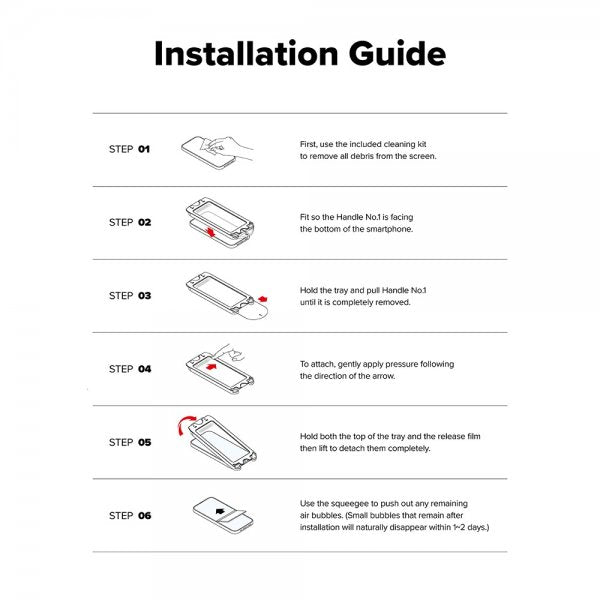 Ringke iPhone 16 Pro Max Skærmbeskyttelse Easy Slide Privacy 2-pak