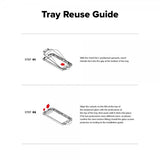 Ringke iPhone 16 Pro Max Skærmbeskyttelse Easy Slide Privacy 2-pak